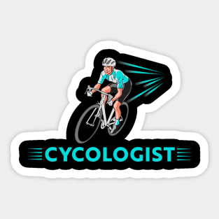 Funny Biking Cycologist shirt - Cycologist Tee Shirt Sticker